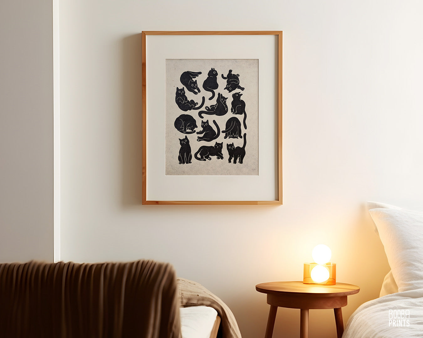 12 Cute Cats Original Print ✷ Cat Lover Print