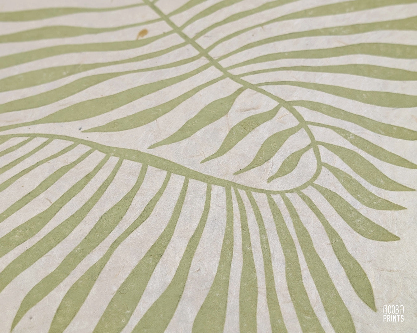 Minimalist Green Plant Linocut Print ✷ 60% Off