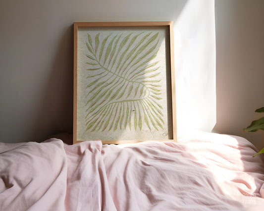 Minimalist Green Plant Embroidered ✷ 50% Off