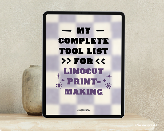 My Complete Tool List For Linocut Printmaking