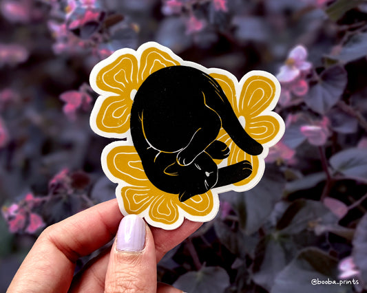 Lazy Cat Sticker