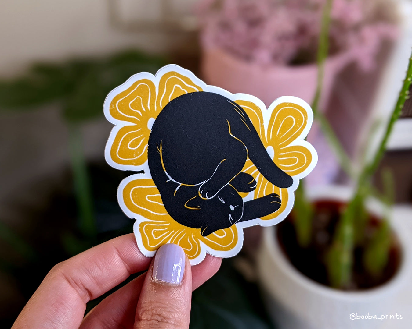Lazy Cat Sticker