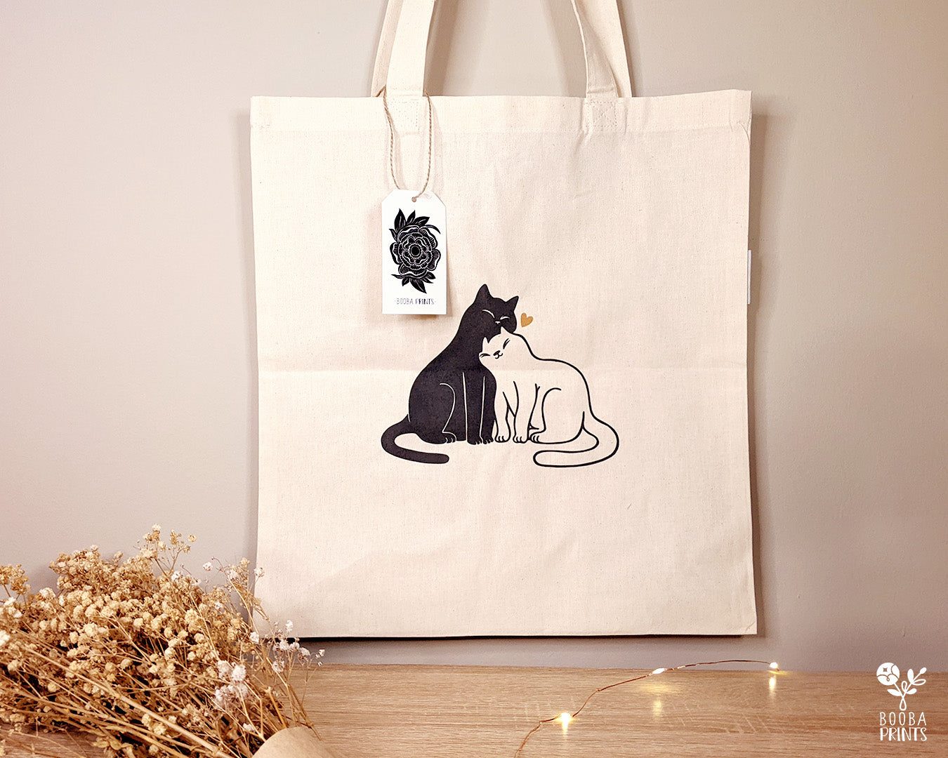 Snuggly Cats Organic Cotton Tote Bag
