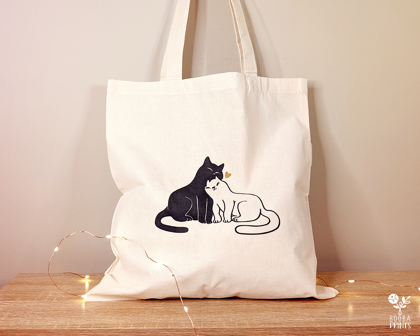 Tote bags designed by Booba Prints