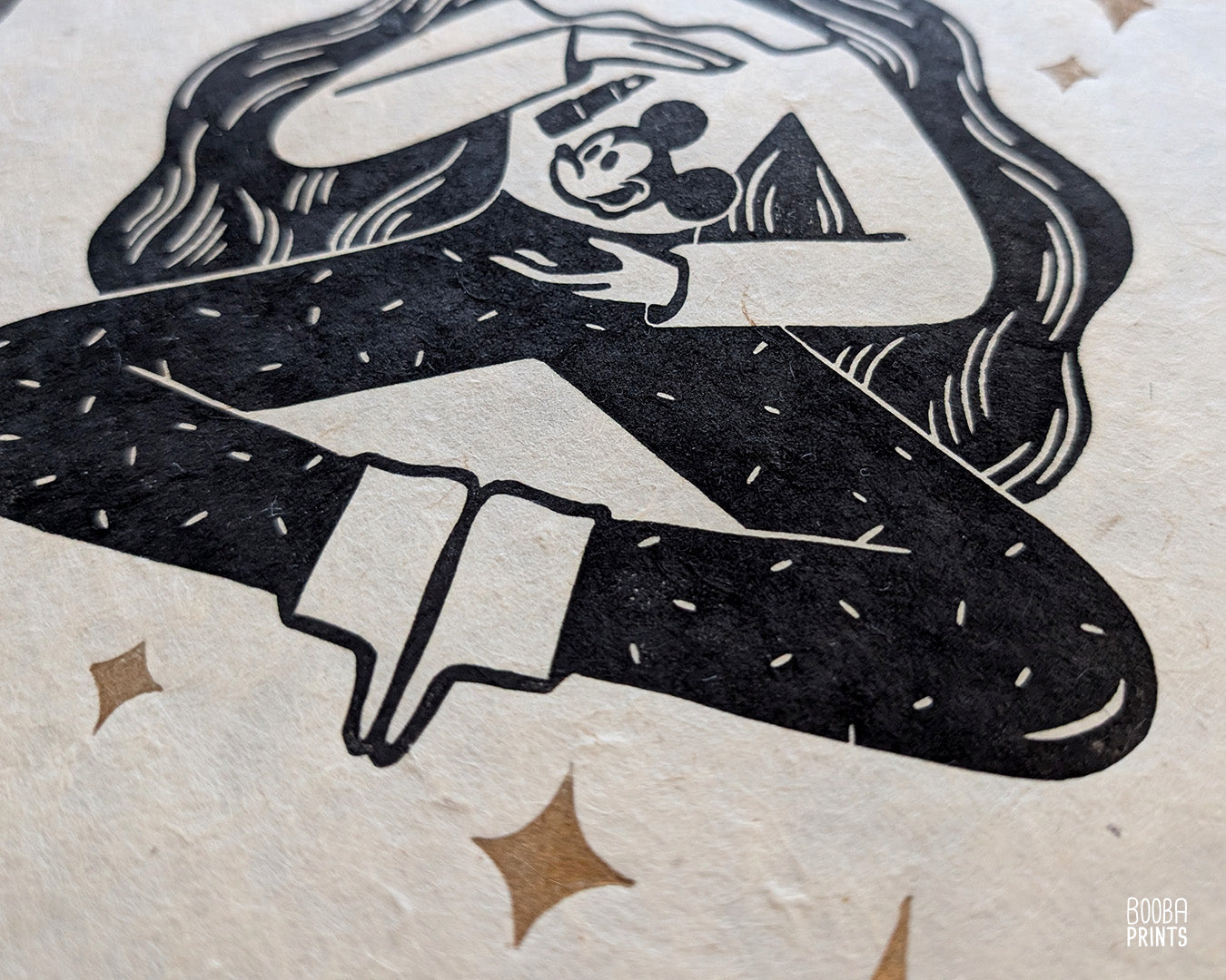 His and Hers Linocut Prints Duo Sample ✷ 55% Off!