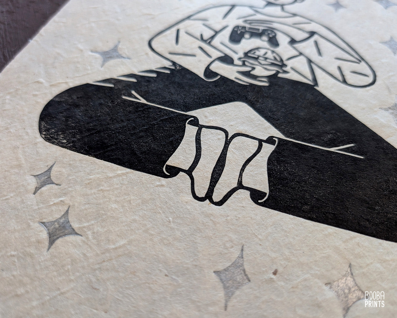 His and Hers Linocut Prints Duo Sample ✷ 55% Off!