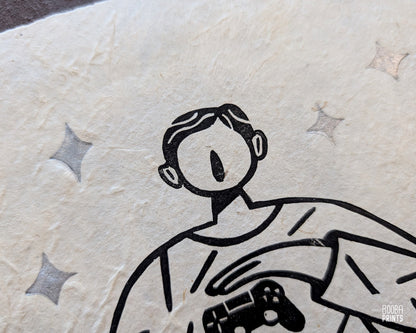 His and Hers Linocut Prints Duo Sample ✷ 55% Off!