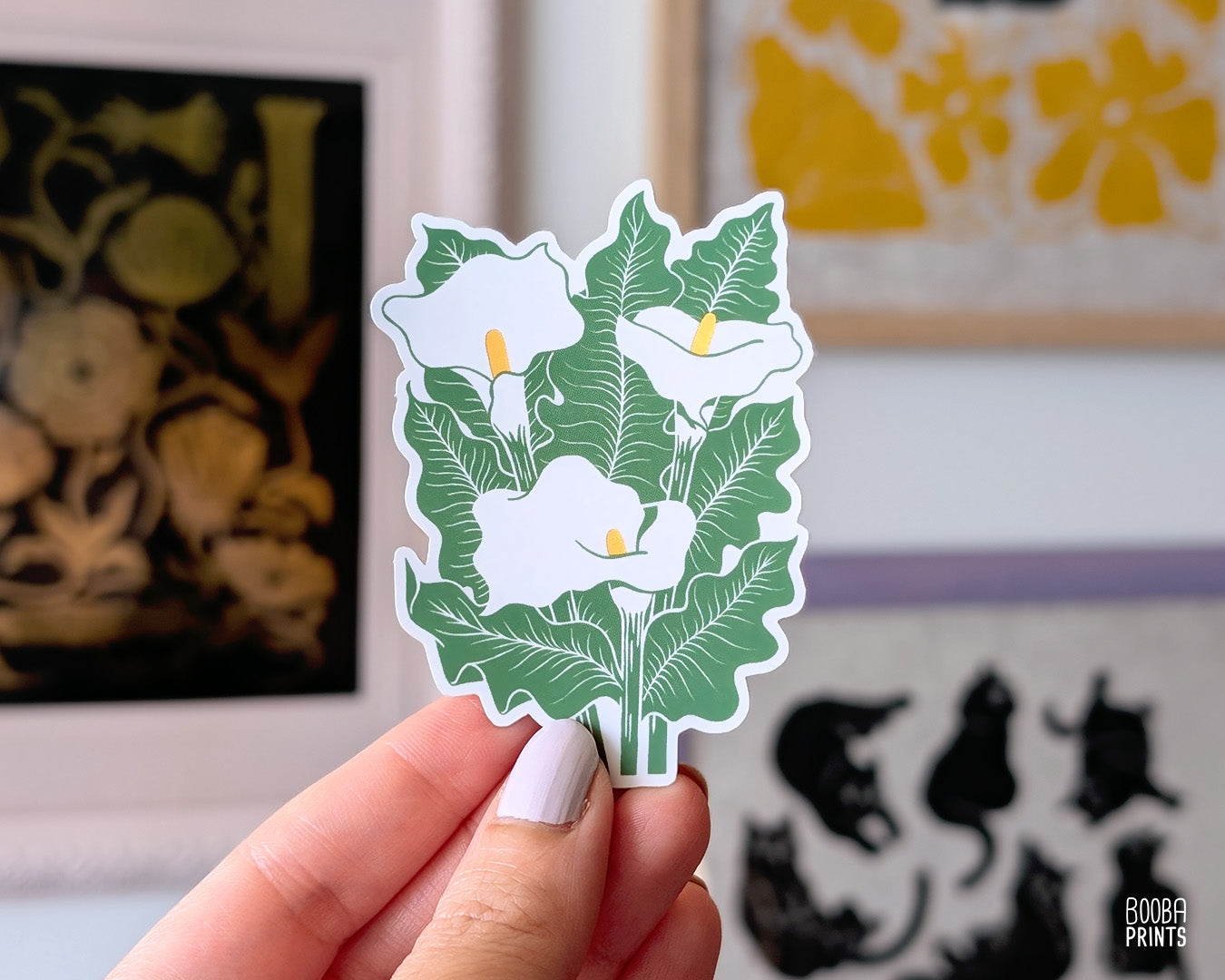 Calla Lilies Sticker