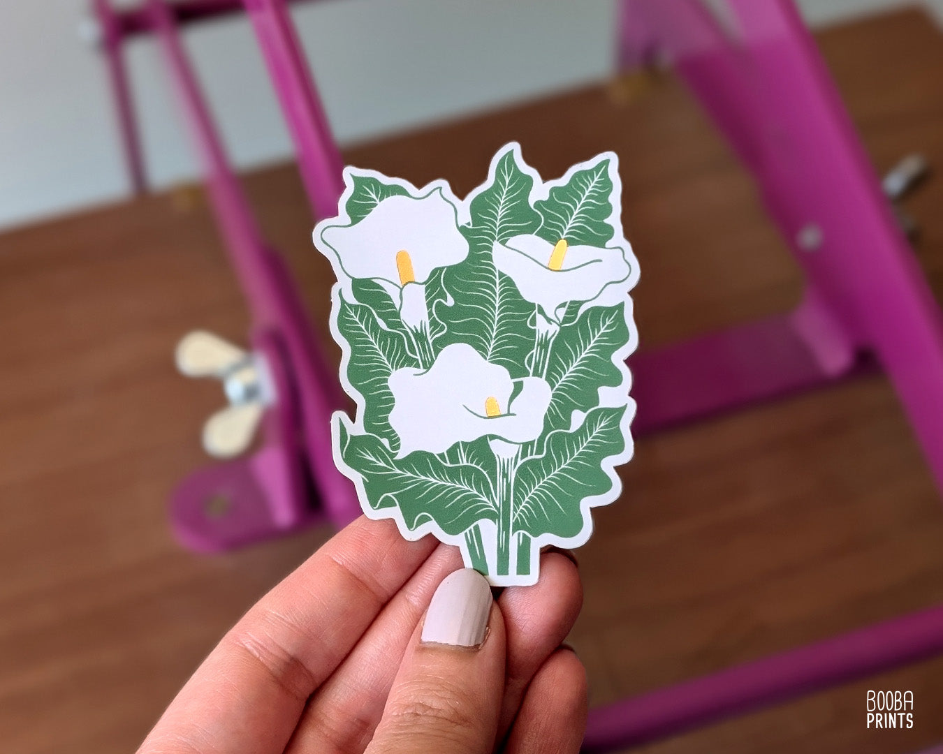 Calla Lilies Sticker