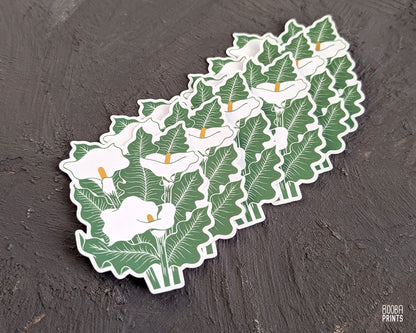 Calla Lilies Sticker