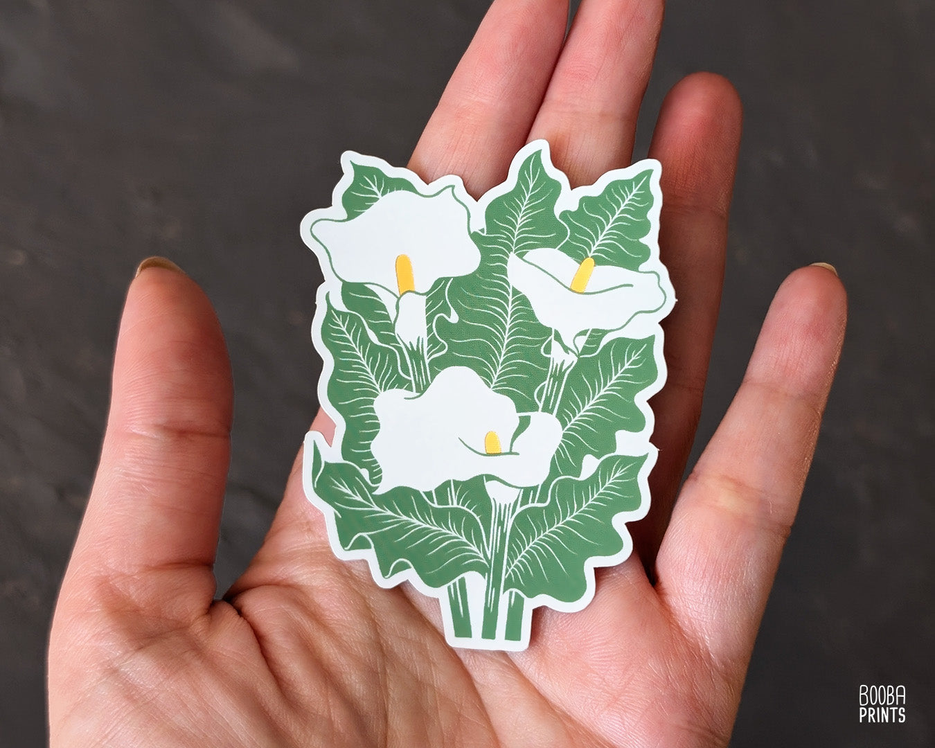 Calla Lilies Sticker