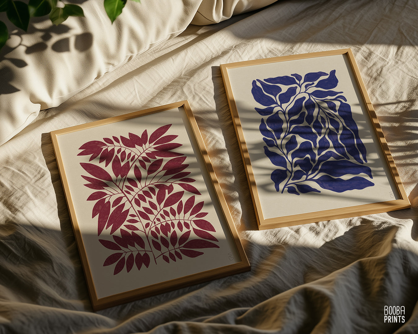 Minimalist Flowers Art Prints Set of 3 ✷ 35%-50% Off!