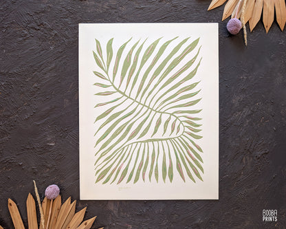 Minimalist Green Plant Embroidered ✷ 55% Off