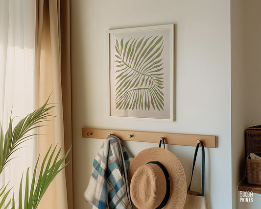 Minimalist Green Plant Embroidered ✷ 55% Off