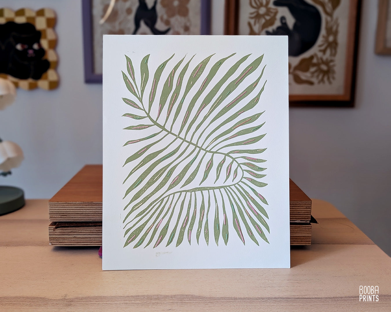 Minimalist Green Plant Embroidered ✷ 55% Off