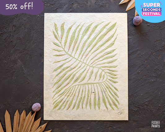 Minimalist Green Plant Embroidered ✷ 50% Off