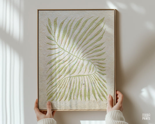Minimalist Green Plant Embroidered ✷ 50% Off
