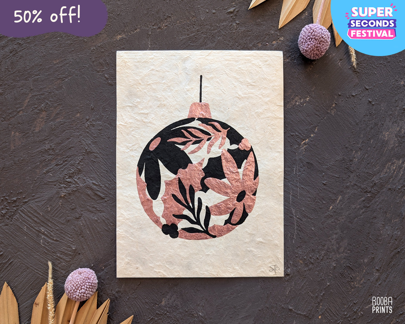 Illuminated Metallic Christmas Ornament Sample ✷ 50% Off!