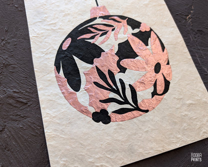 Illuminated Metallic Christmas Ornament Sample ✷ 50% Off!