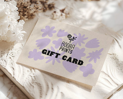 Booba Prints Gift Card