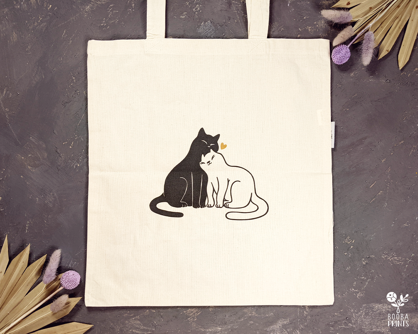 Snuggly Cats Organic Cotton Tote Bag